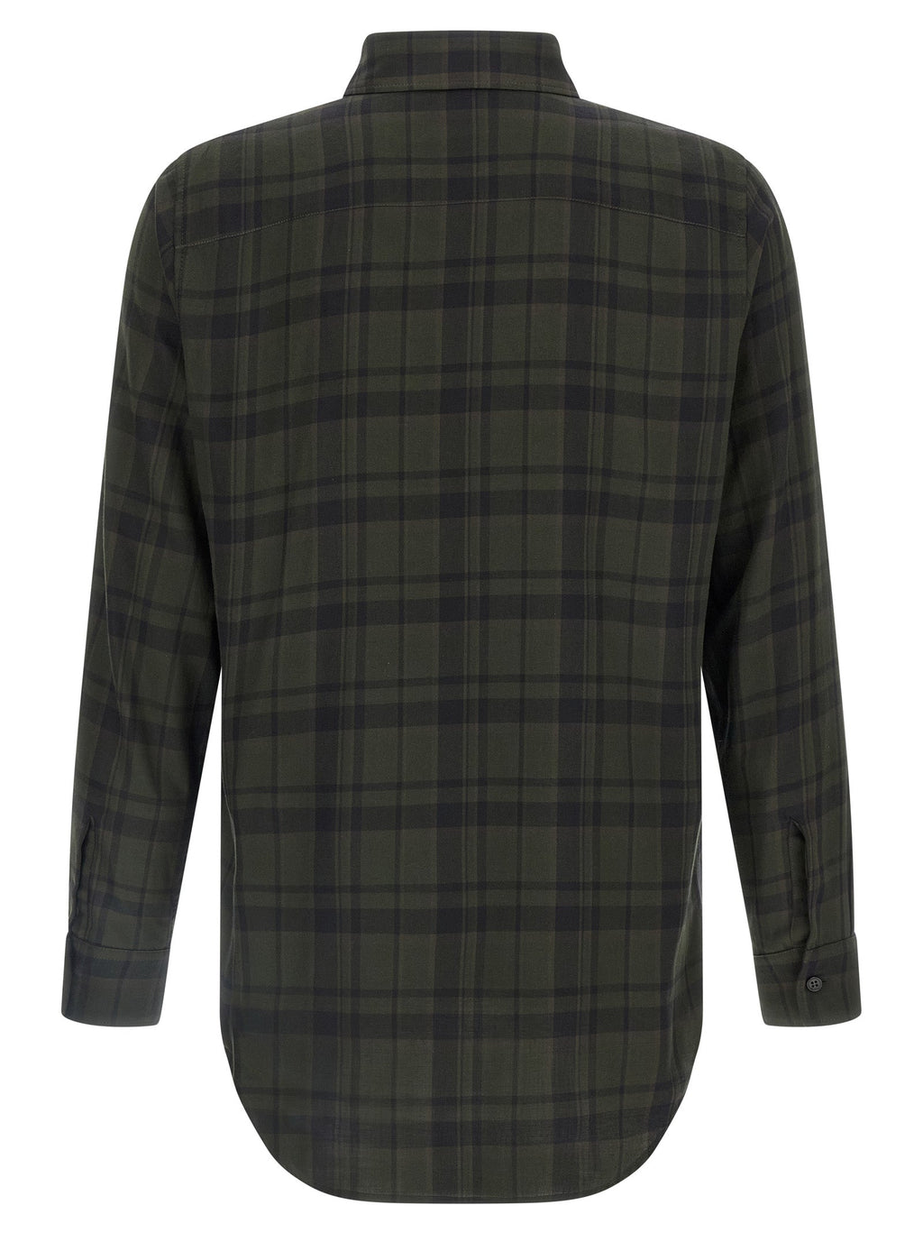 Saint Laurent Bicolor Cotton Blouse