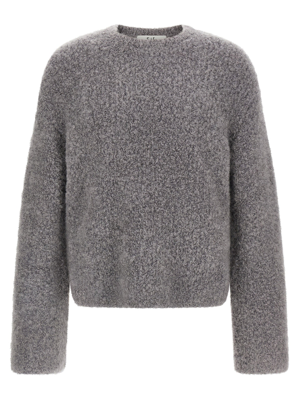 SÉFR Gray Fabric Cardigan