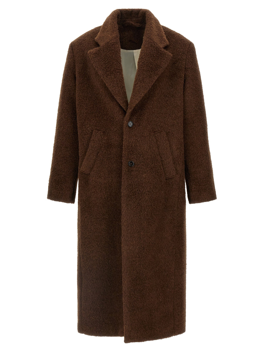 SÉFR Brown Wool Coat