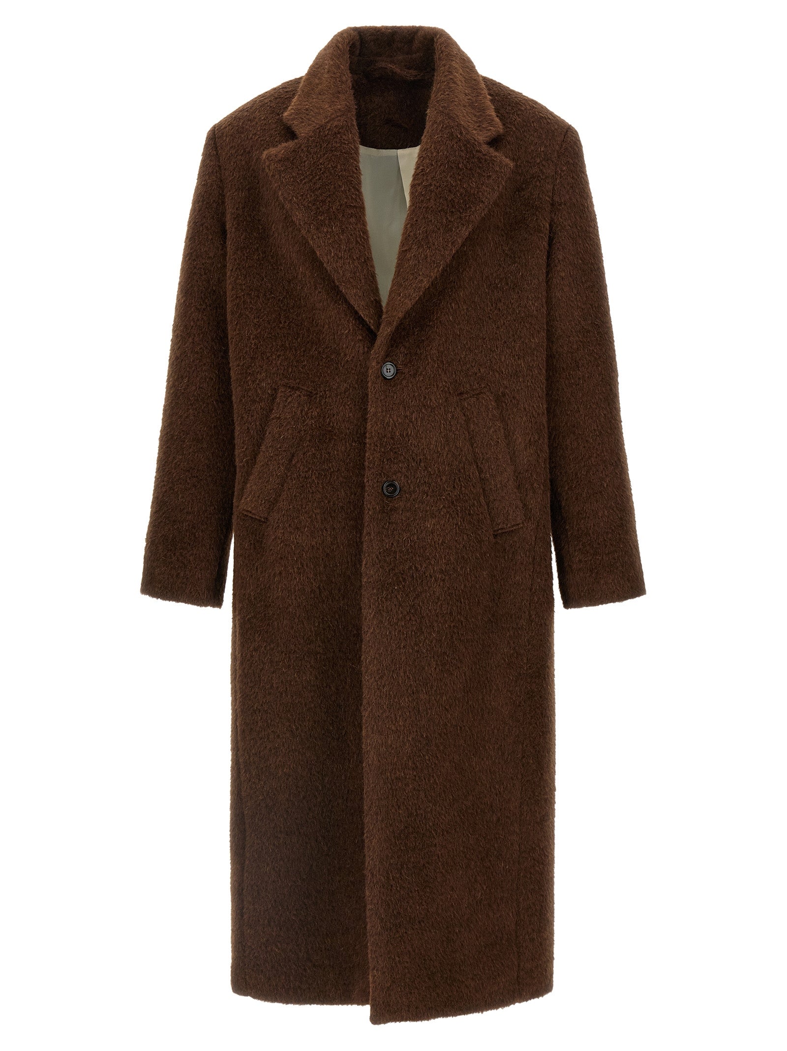 SÉFR Brown Wool Coat