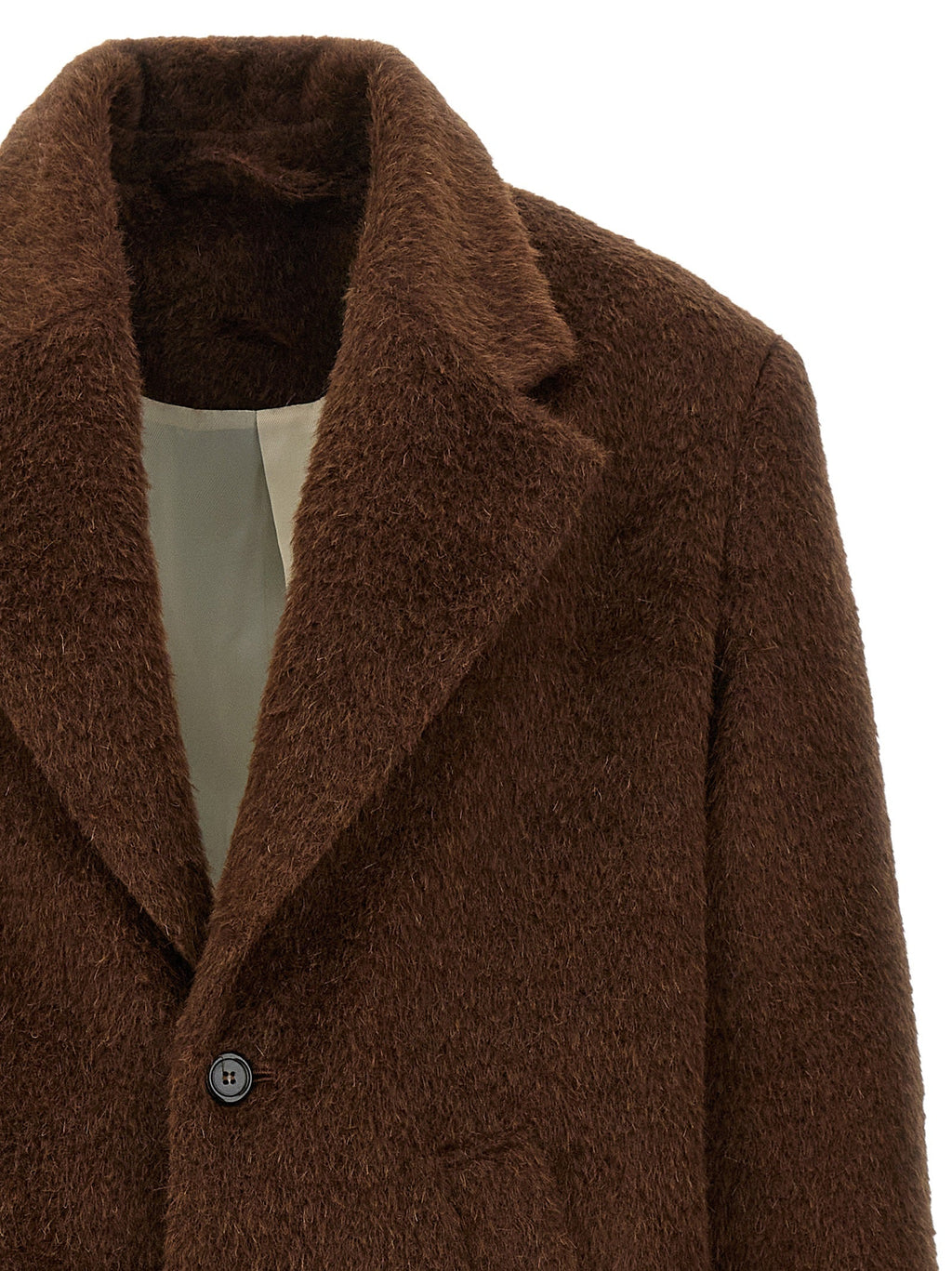 SÉFR Brown Wool Coat