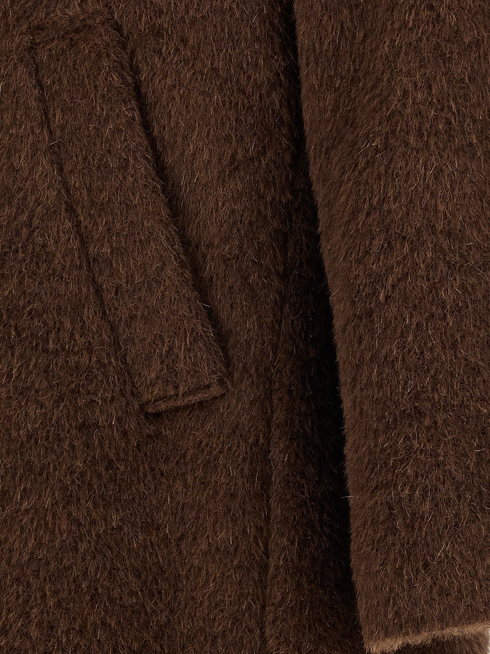 SÉFR Brown Wool Coat