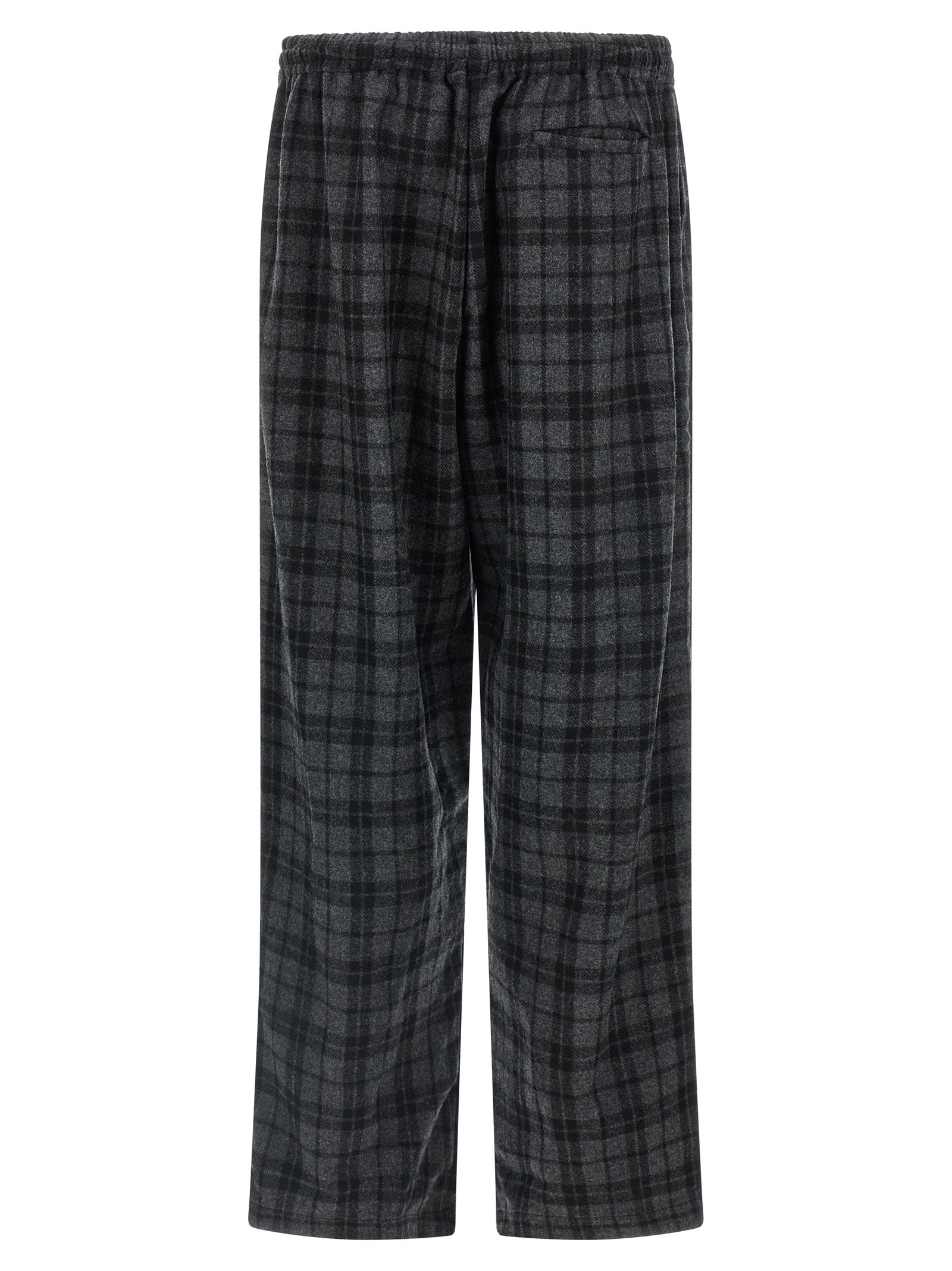 WILLY CHAVARRIA Gray Wool Casual Pants