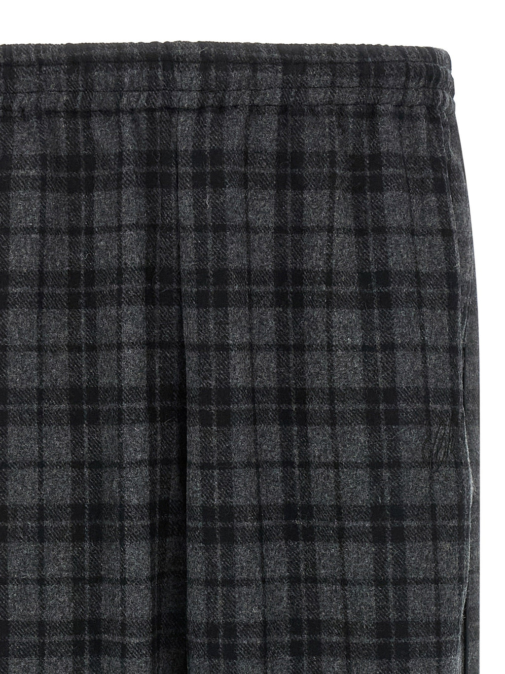 WILLY CHAVARRIA Gray Wool Casual Pants