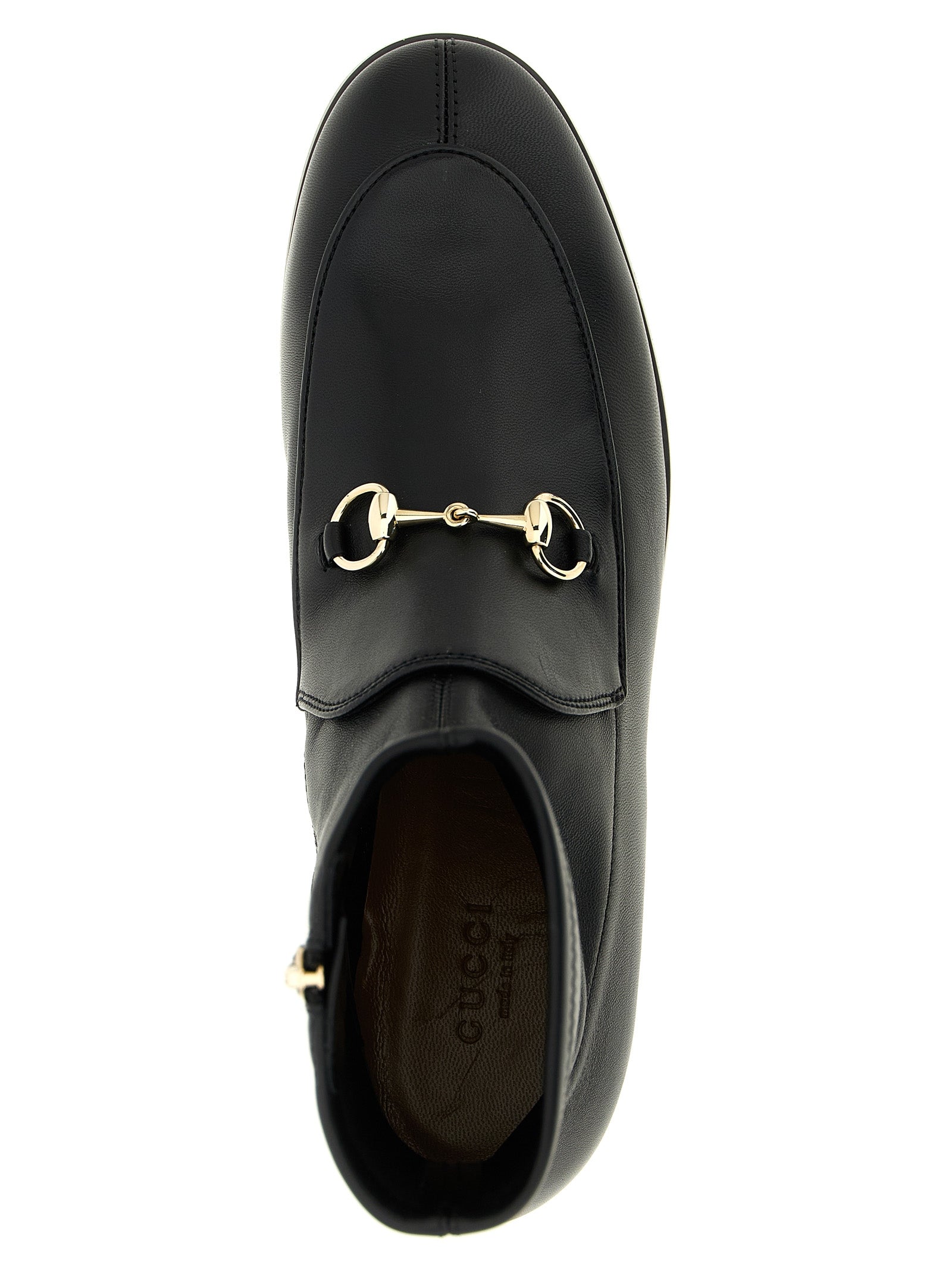 Gucci Black Lamb Leather Ankle Boots