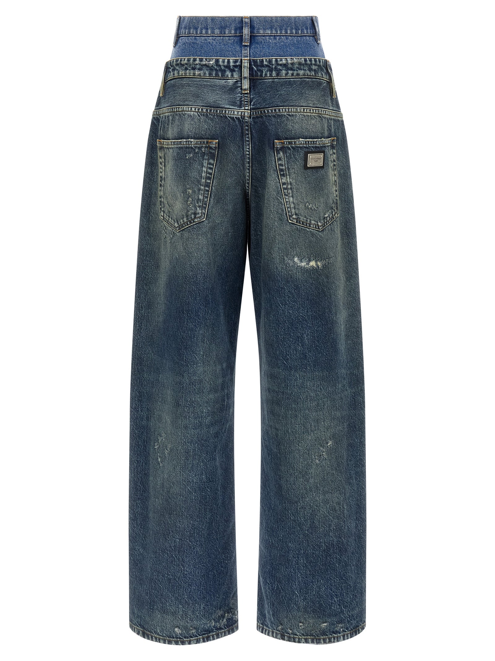 Dolce & Gabbana Blue Cotton Jeans Denim