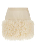 Moncler White Polyamide Long Skirt