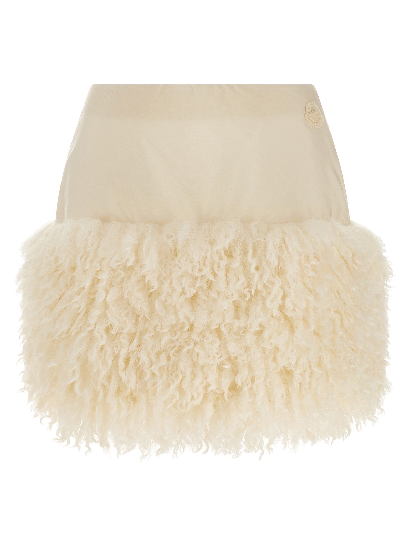 Moncler White Polyamide Long Skirt