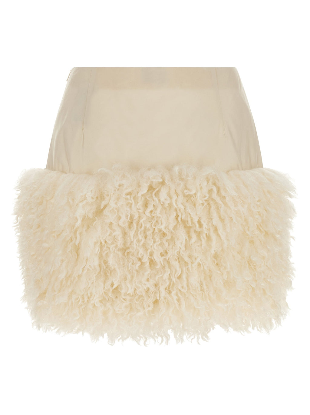 Moncler White Polyamide Long Skirt