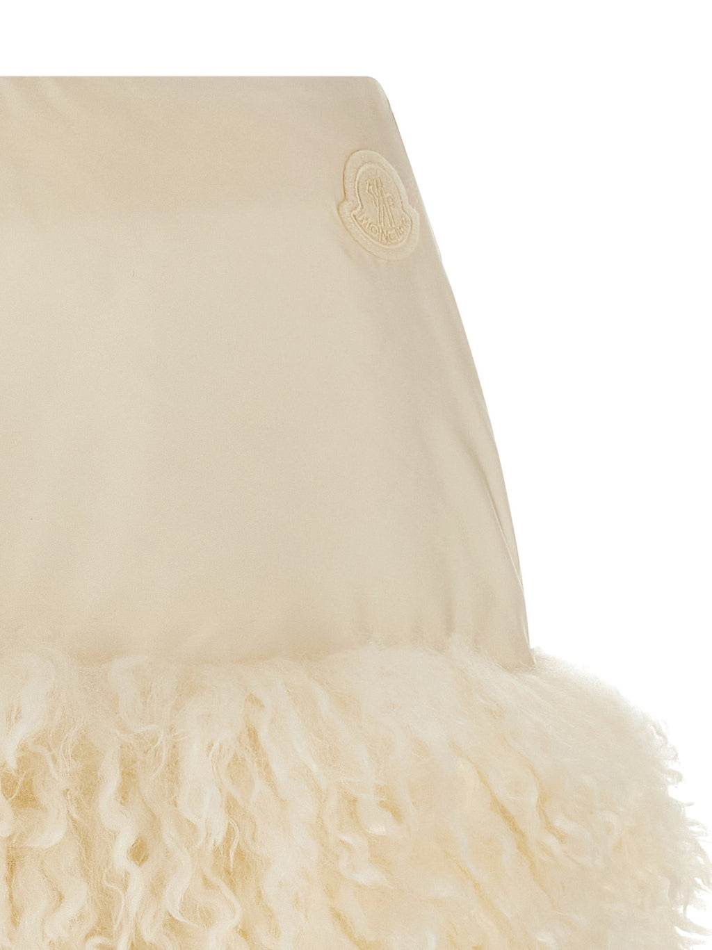 Moncler White Polyamide Long Skirt
