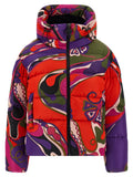 Emilio Pucci Multicolor Polyamide Full-Length Jacket