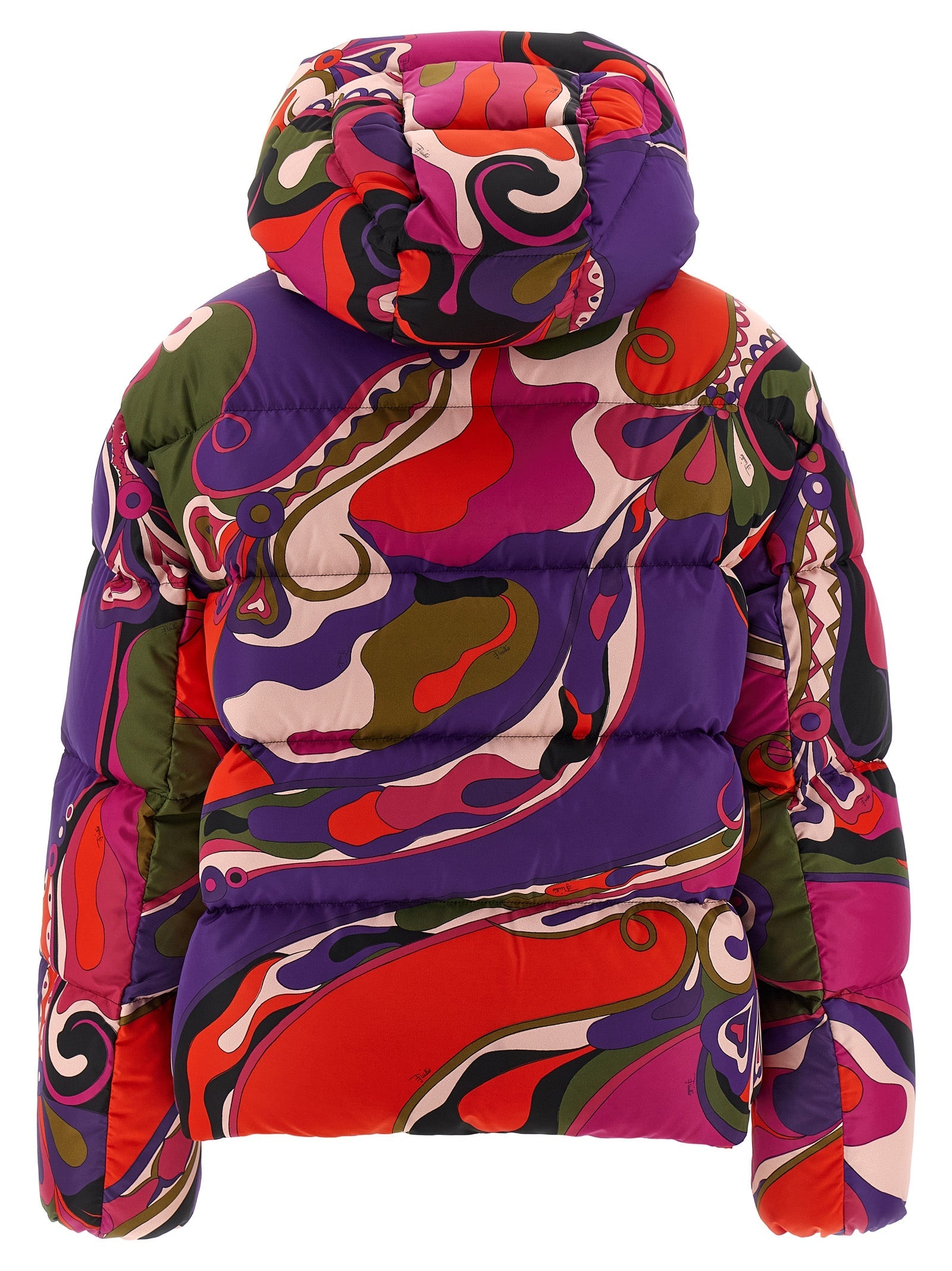 Emilio Pucci Multicolor Polyamide Full-Length Jacket
