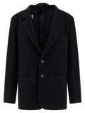MM6 Maison Margiela Black Virgin Wool Blazer