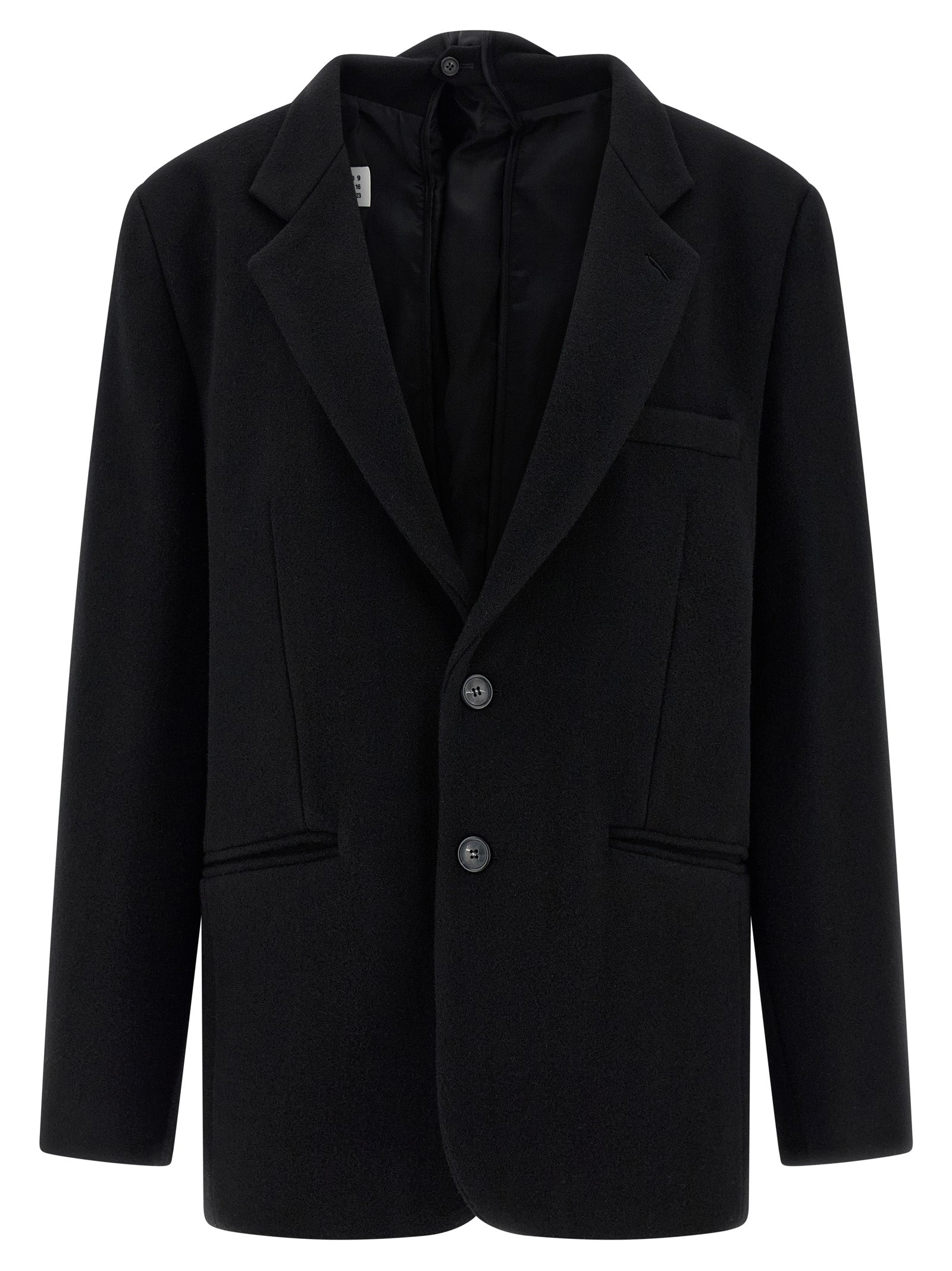 MM6 Maison Margiela Black Virgin Wool Blazer