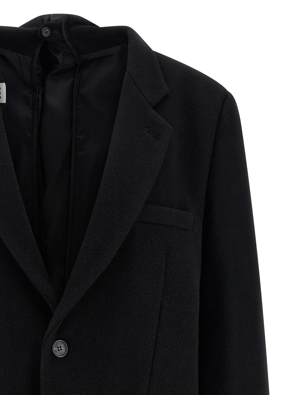 MM6 Maison Margiela Black Virgin Wool Blazer