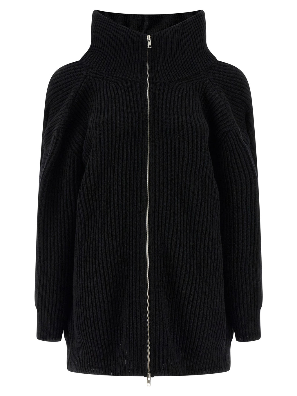 MM6 Maison Margiela Black Wool Short Dress