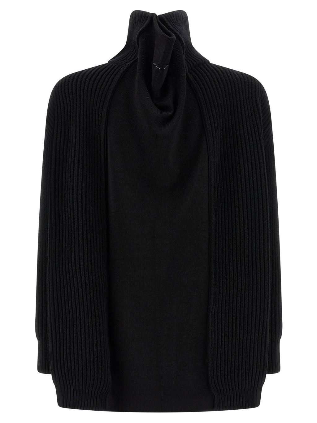 MM6 Maison Margiela Black Wool Short Dress