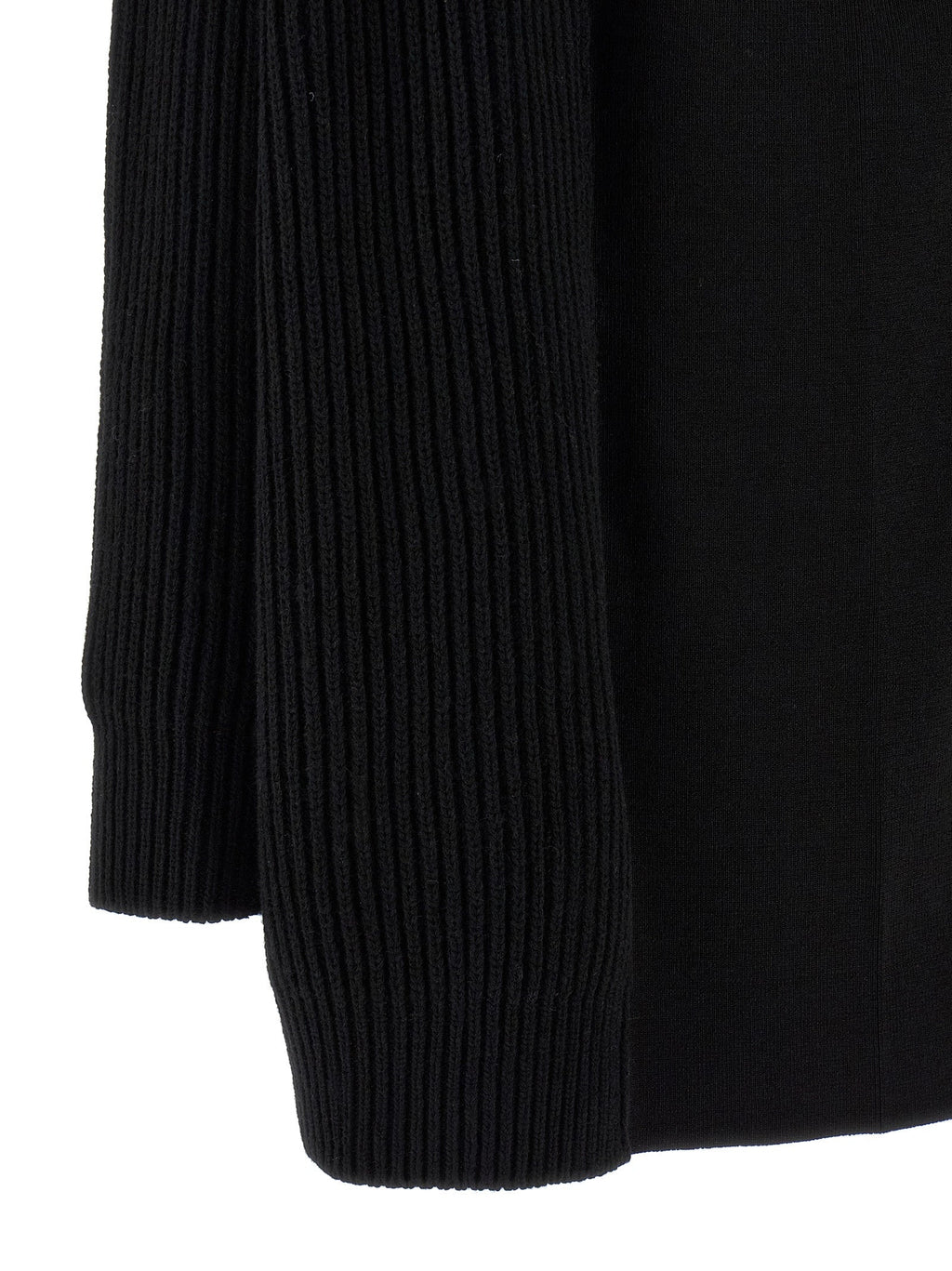 MM6 Maison Margiela Black Wool Short Dress