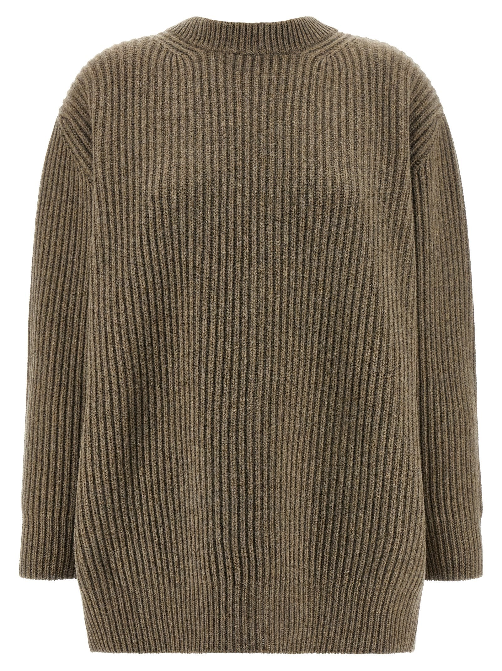 MM6 Maison Margiela Beige Virgin Wool Short Dress