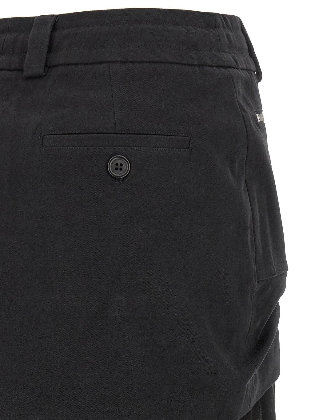 Dolce & Gabbana Black Silk Midi Skirt
