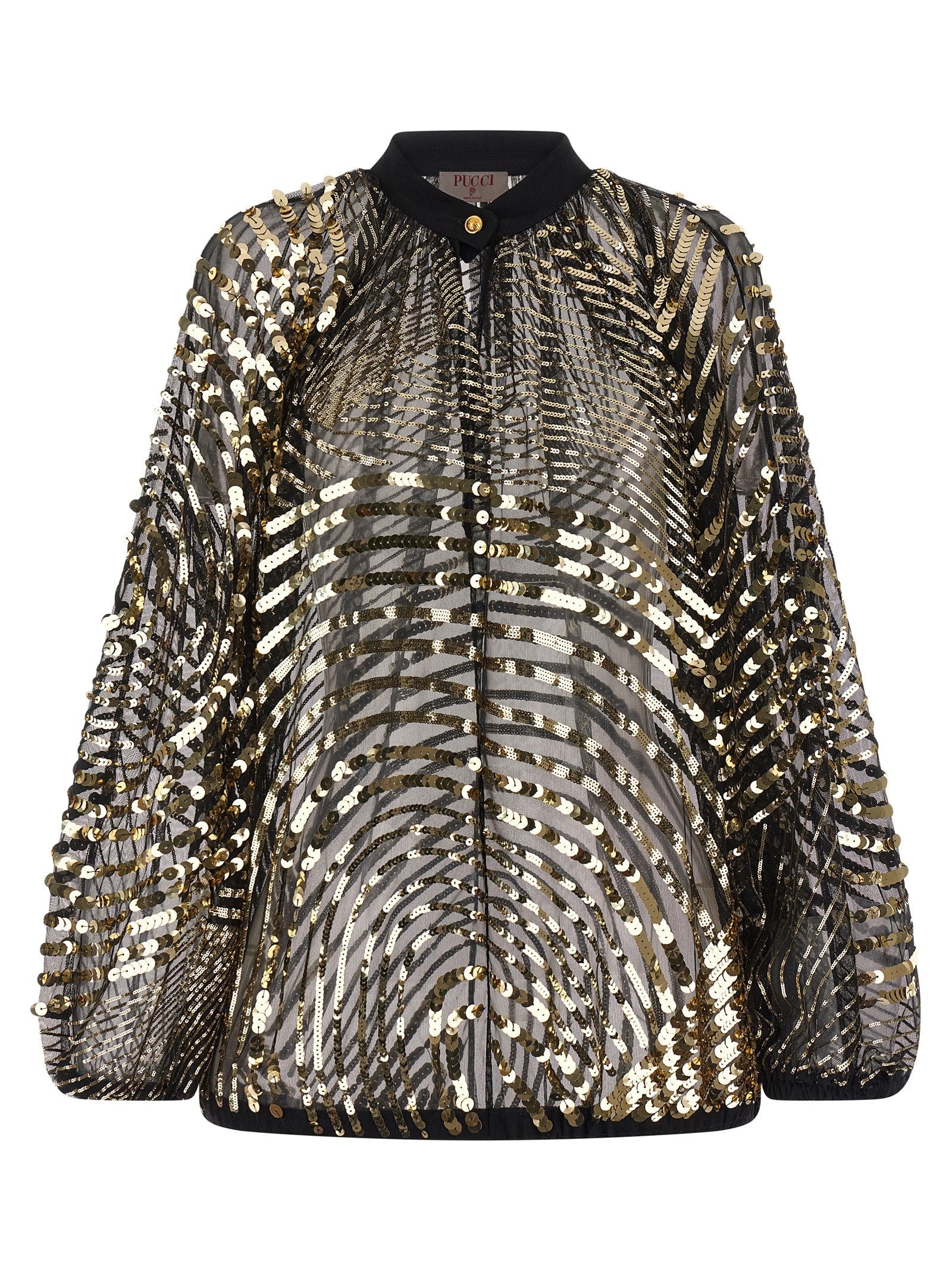 Emilio Pucci Black Polyamide Blouse
