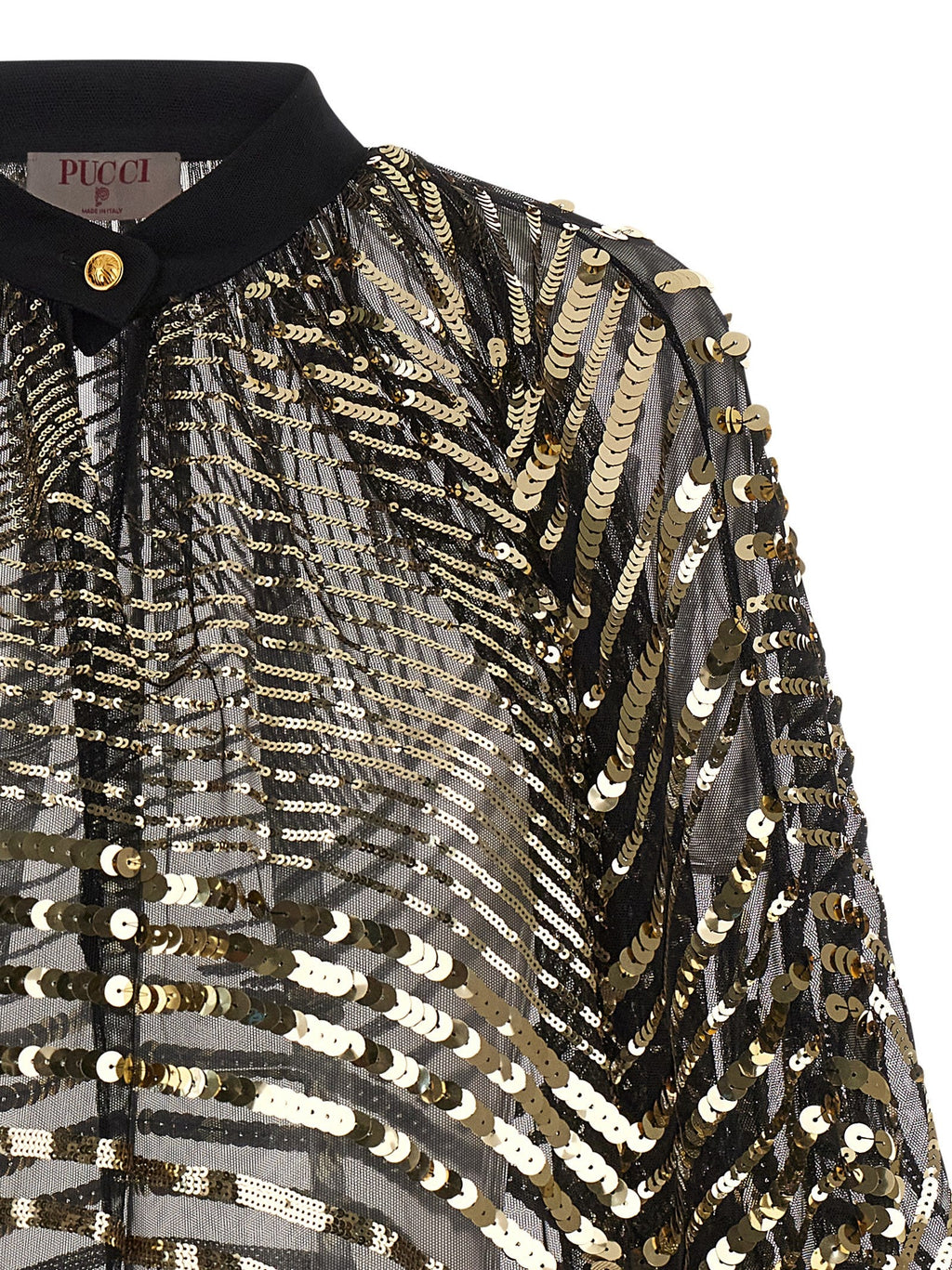 Emilio Pucci Black Polyamide Blouse