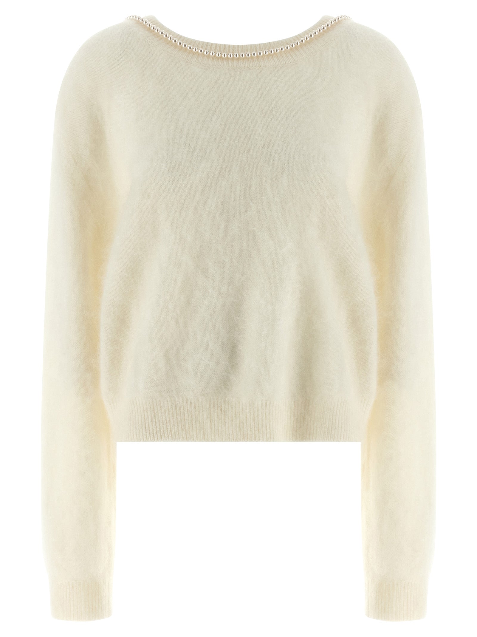BERNADETTE White Cashmere Cardigan
