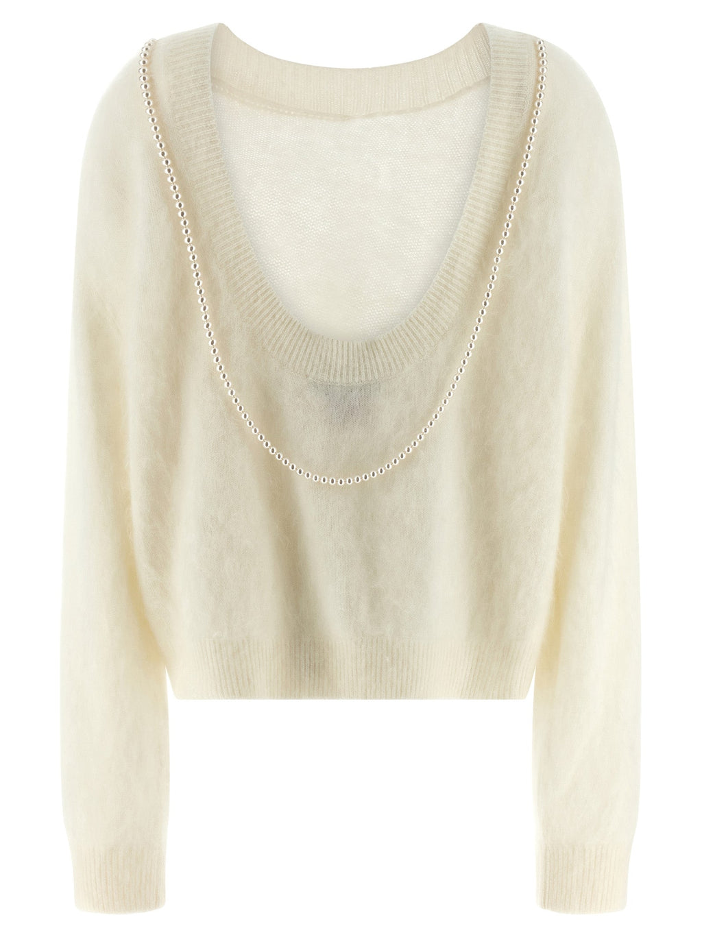 BERNADETTE White Cashmere Cardigan