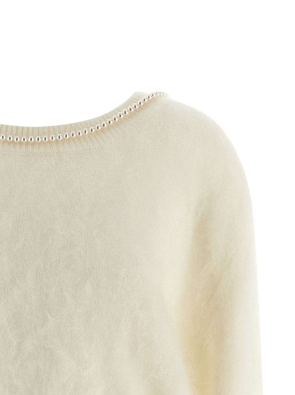 BERNADETTE White Cashmere Cardigan