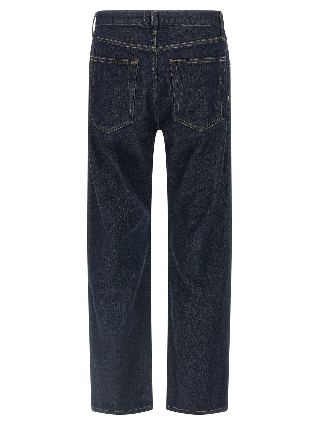 Agolde Blue Cotton Straight-Leg Jeans