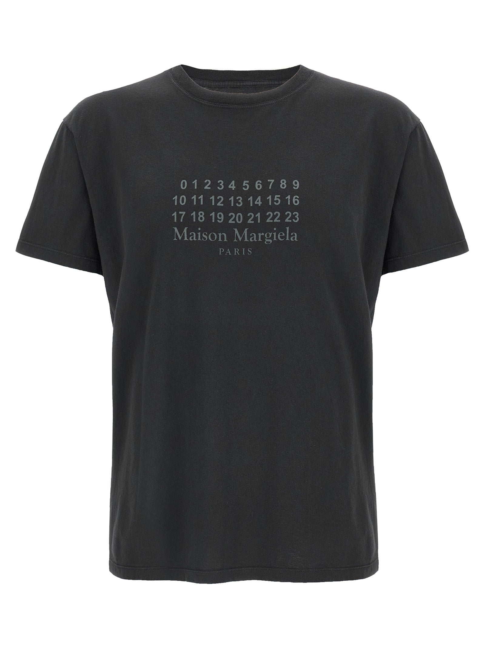 Maison Margiela Black Cotton T-Shirt