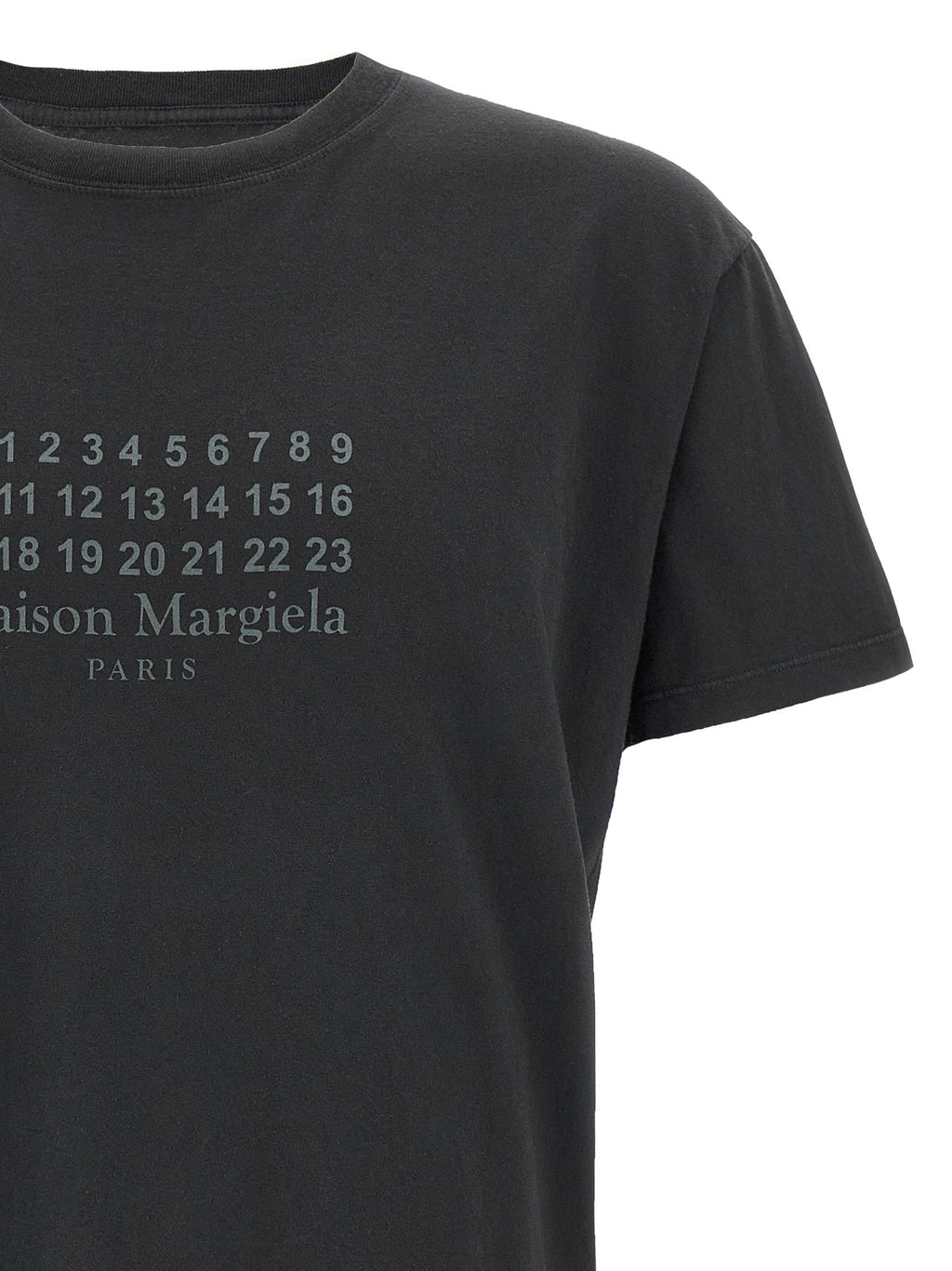 Maison Margiela Black Cotton T-Shirt