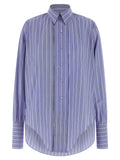 Maison Margiela Blue Cotton Blouse