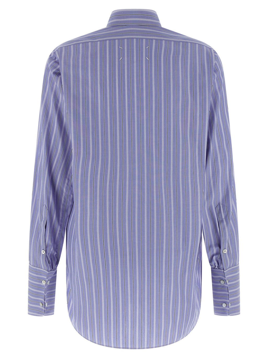 Maison Margiela Blue Cotton Blouse
