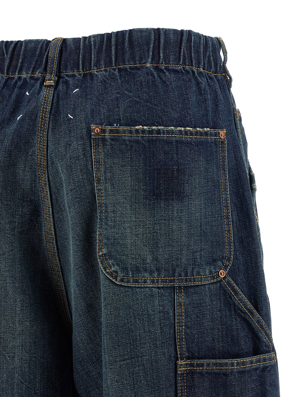 Maison Margiela Blue Cotton Relaxed Fit Jeans