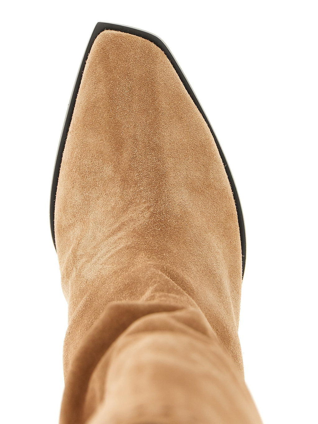 Jimmy Choo Beige Leather Over The Knee