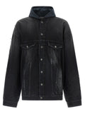 Balenciaga Black Cotton Denim Jacket