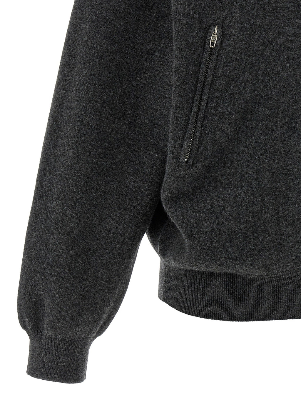 Balenciaga Gray Wool Cardigan