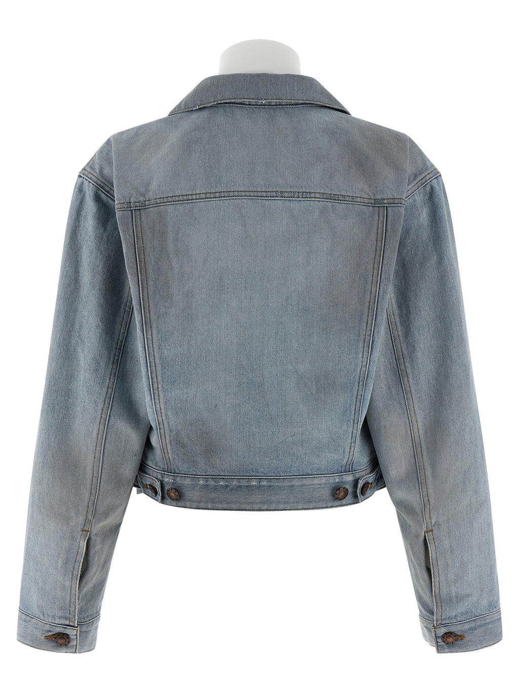 Balenciaga Blue Cotton Denim Jacket