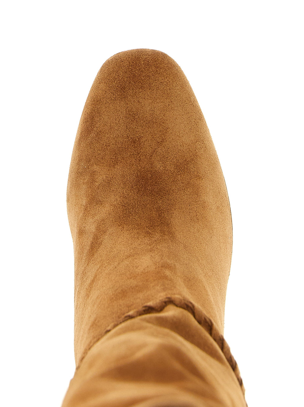 Aquazzura Beige Calfskin Over The Knee