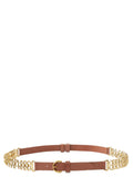 PINKO Brown Calfskin Regular Belt