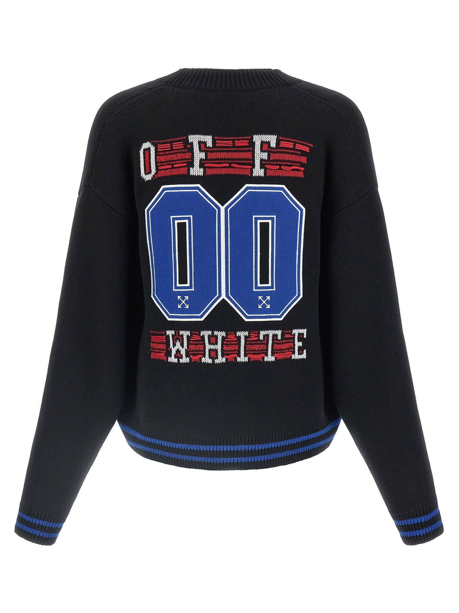 Off-White Black Cotton Cardigan