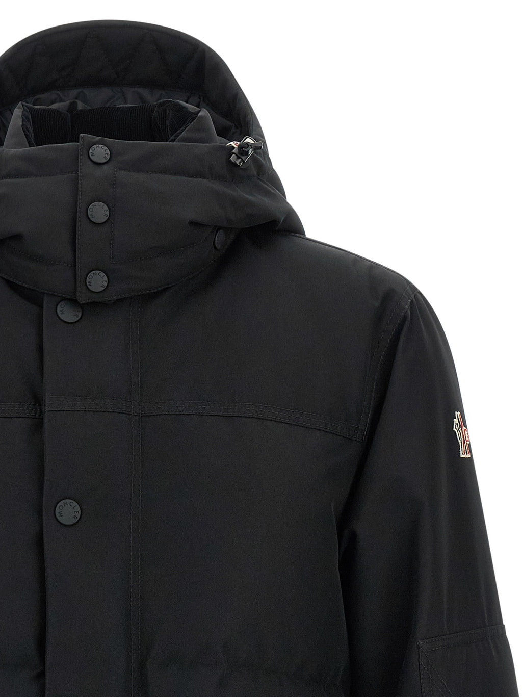 Moncler Grenoble Black Polyester Shell Jacket