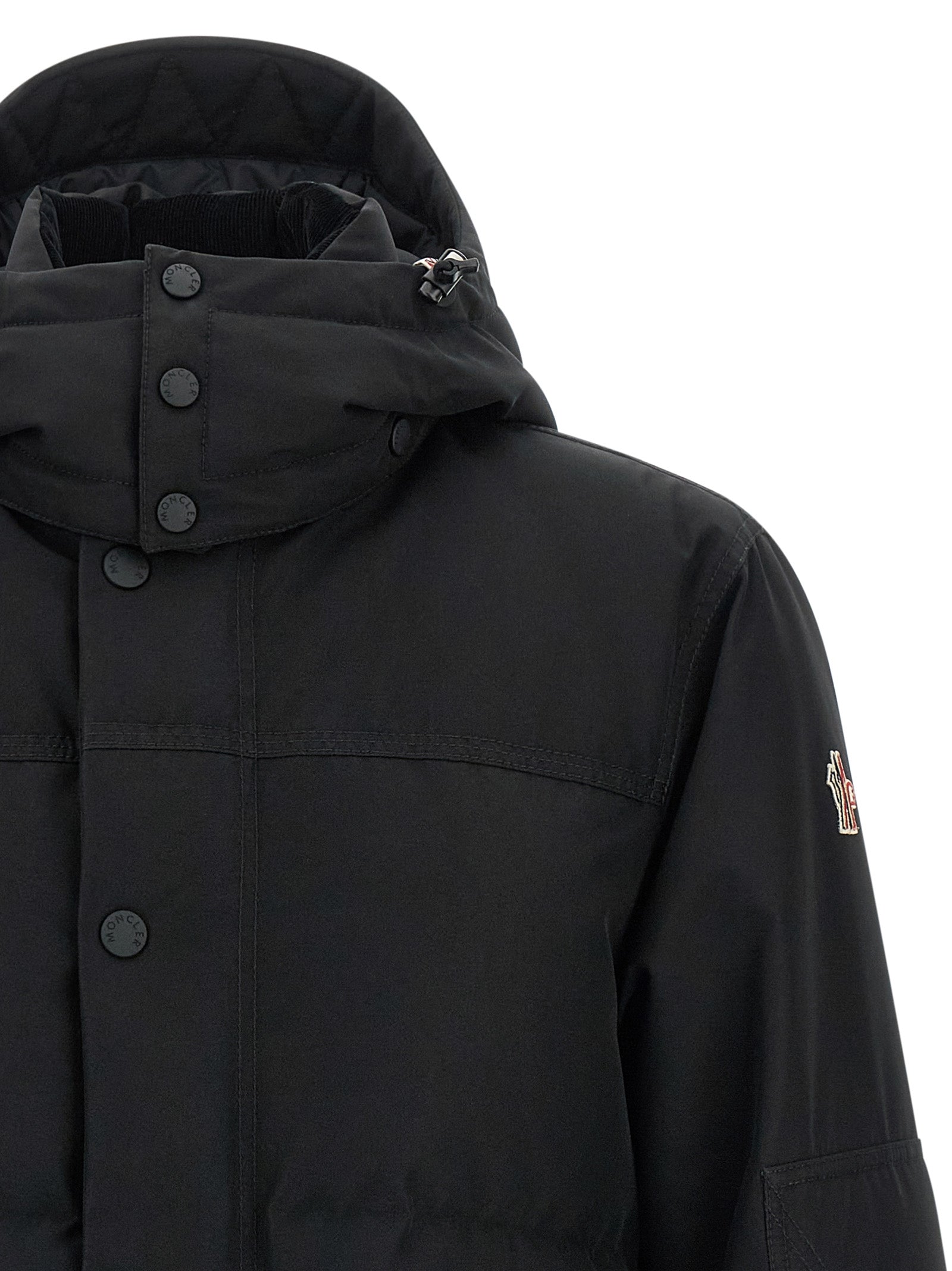 Moncler Grenoble Black Polyester Shell Jacket
