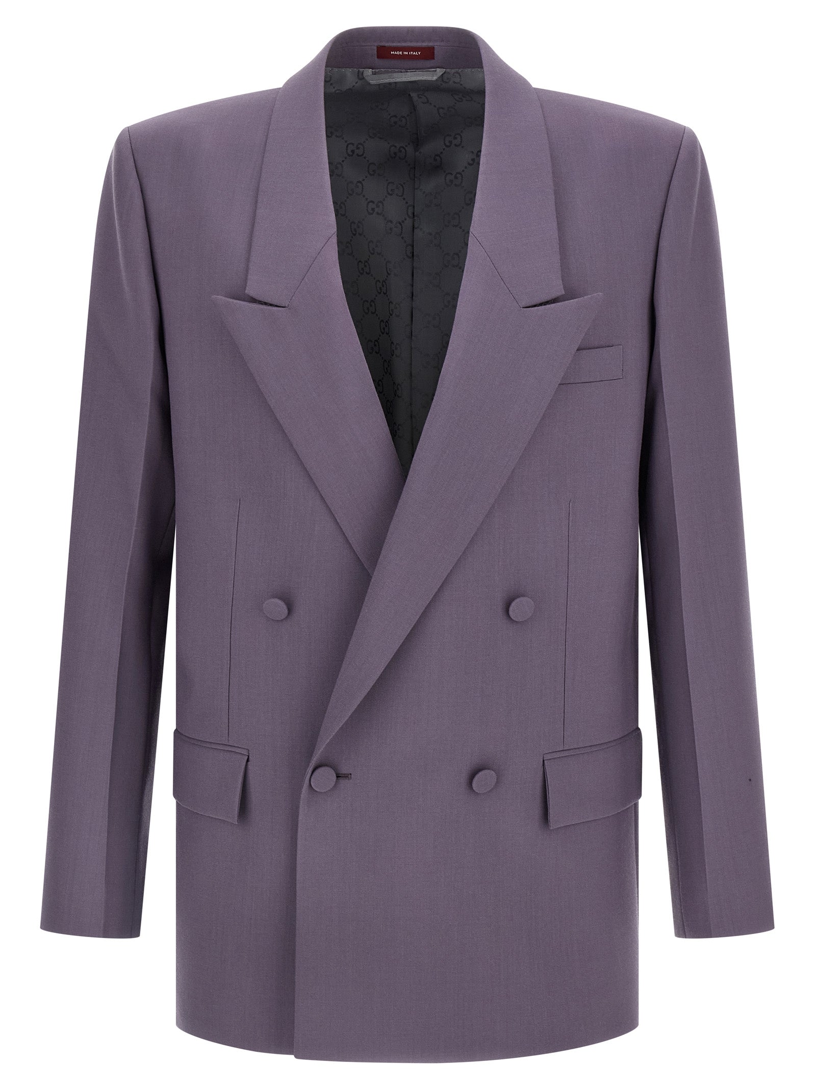 Gucci Purple Wool Blazer