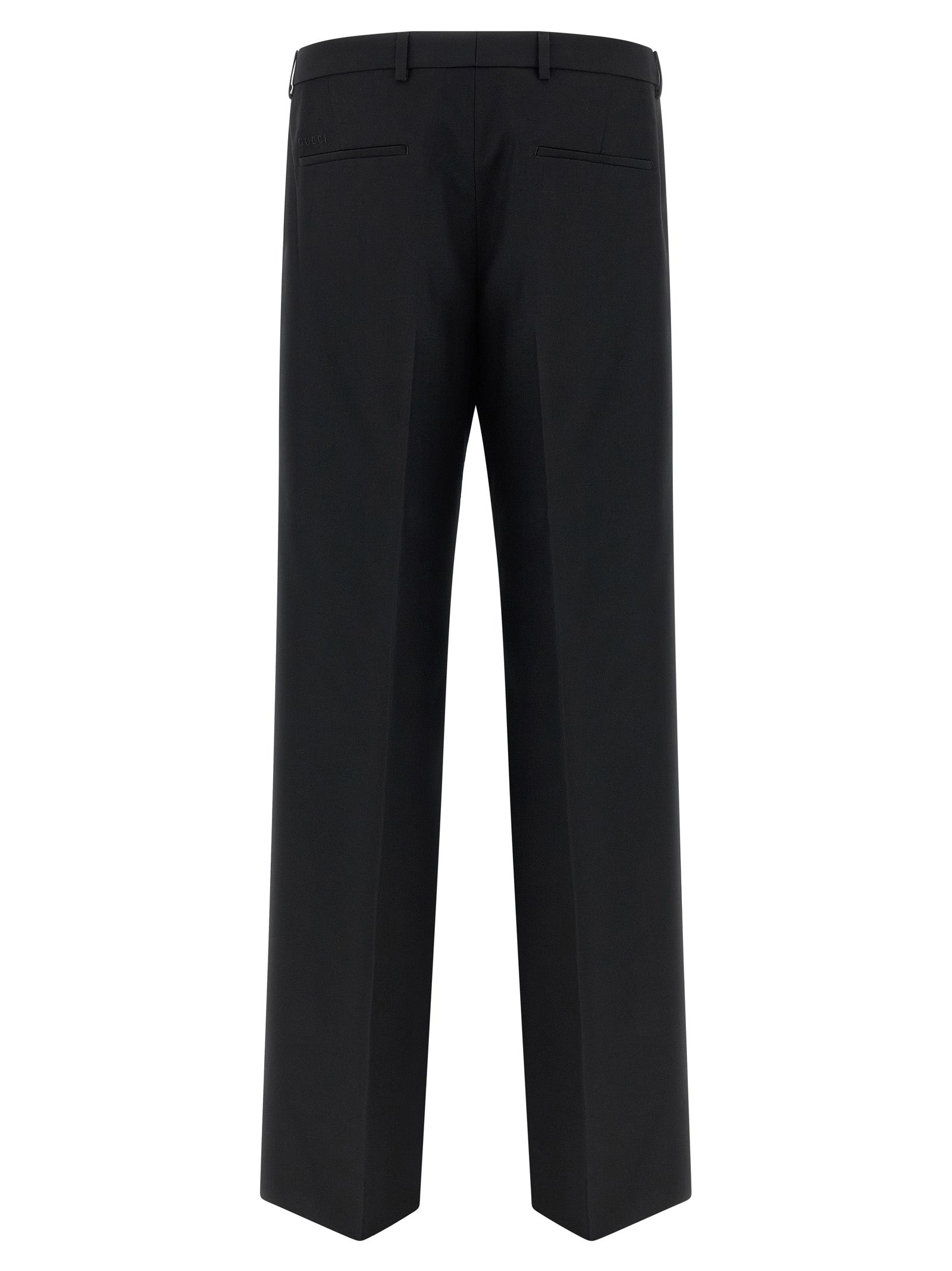 Gucci Black Polyester Dress Pants
