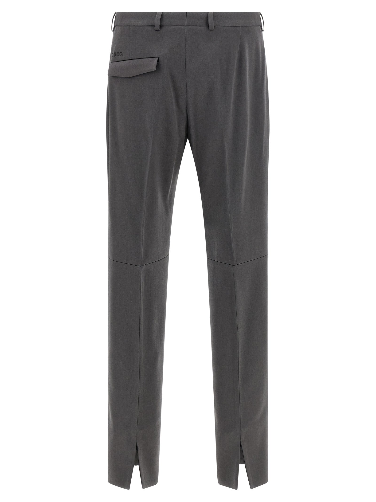 Gucci Gray Wool Dress Pants