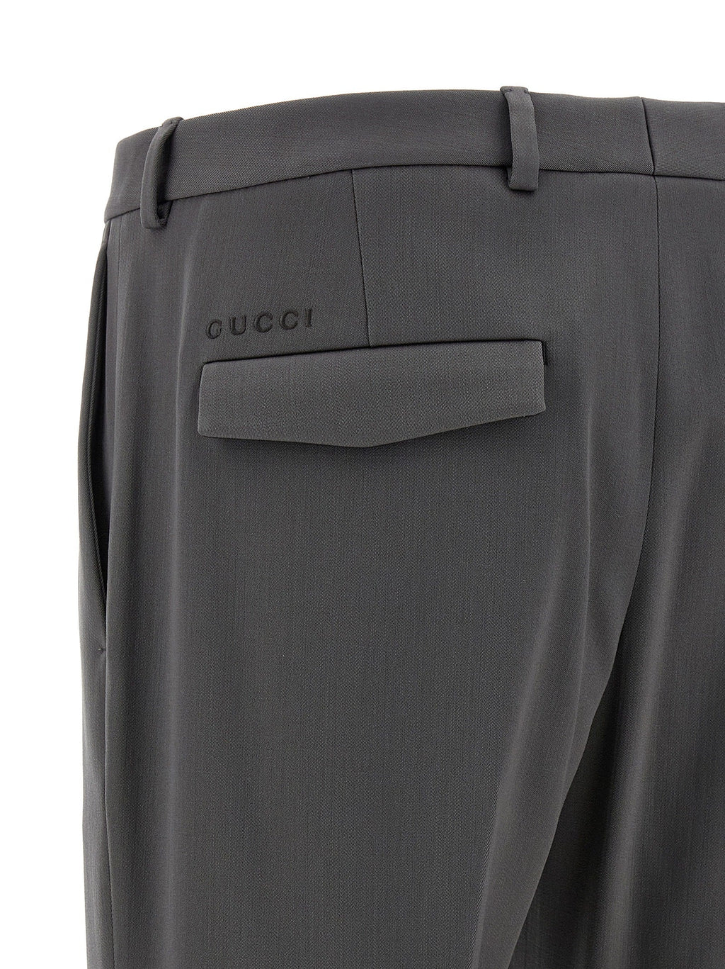 Gucci Gray Wool Dress Pants