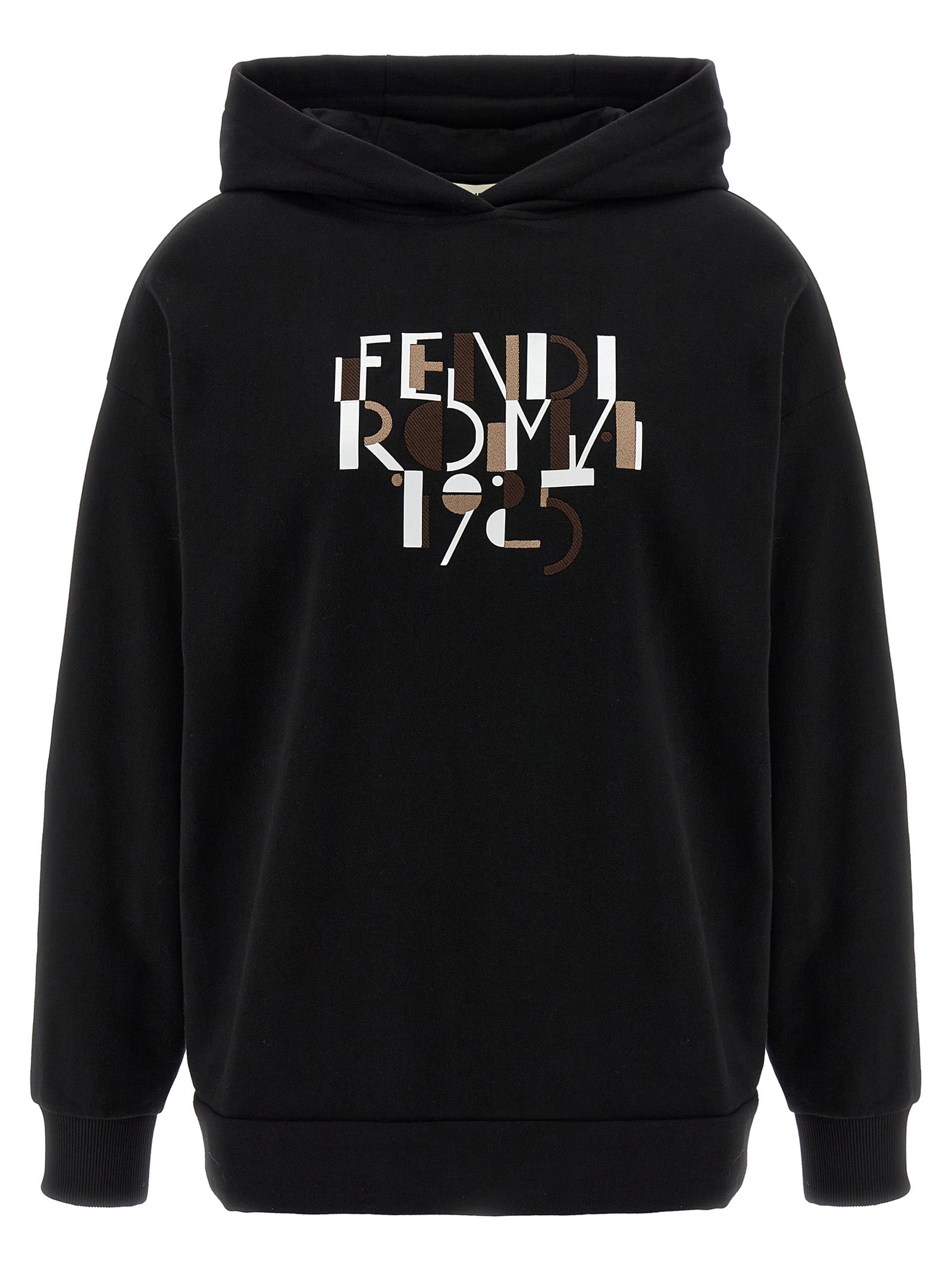 Fendi Black Cotton Sweatshirt
