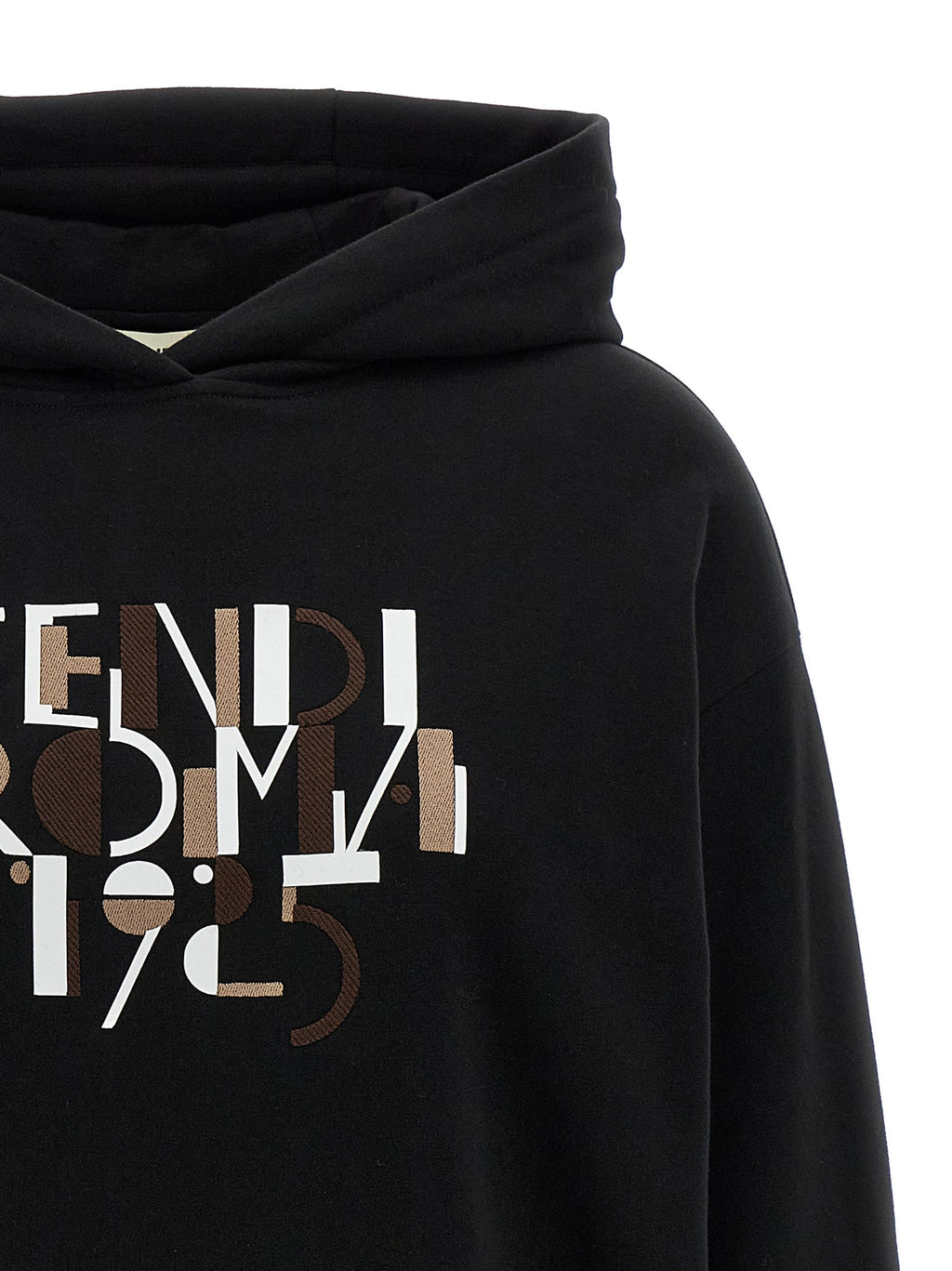 Fendi Black Cotton Sweatshirt